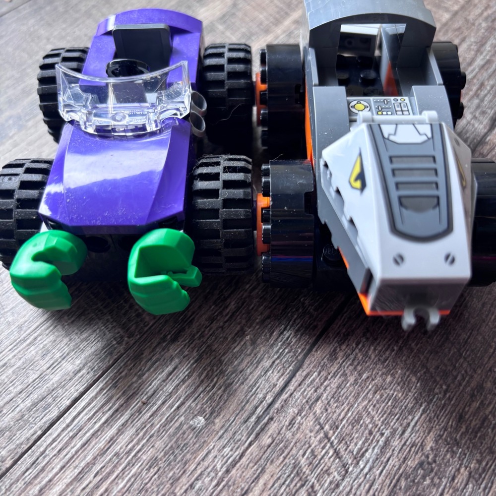 LEGO Marvel Super Heroes Minifigure Vehicle Lot spider man Captain America - Picture 10 of 12